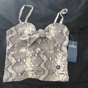 Snakeskin tank top